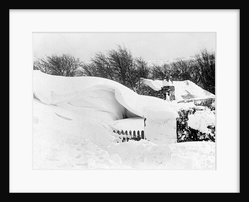 The Great Snow at the Rope Works, Ramsey, Isle of Man by George Bellett Cowen